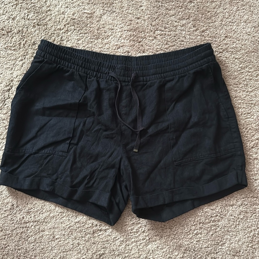 Old Navy Black Women's Casual Drawstring Shorts